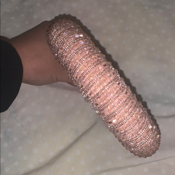 Pink Rhinestone Headband - Picture 3 of 4